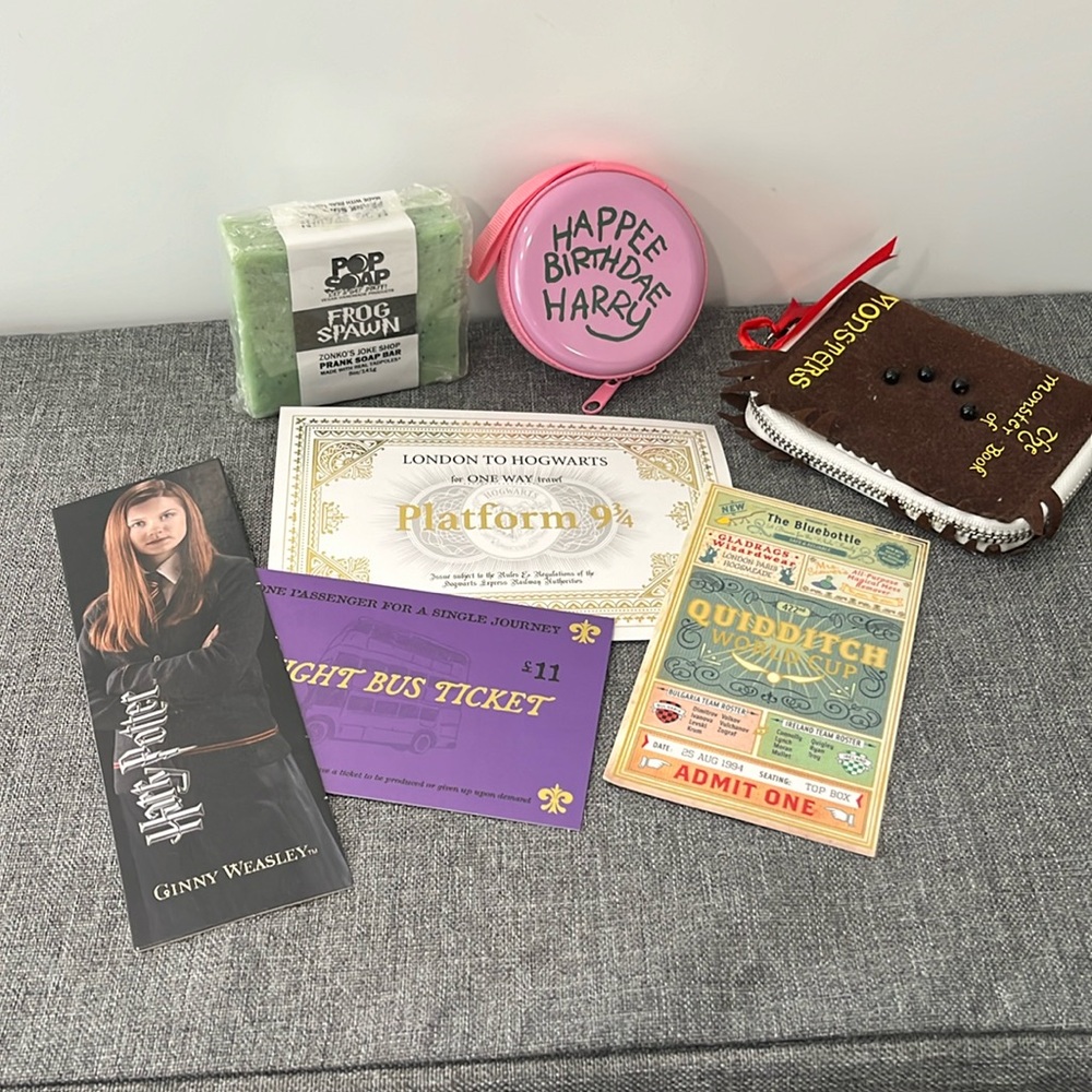 Harry Potter subscription box items